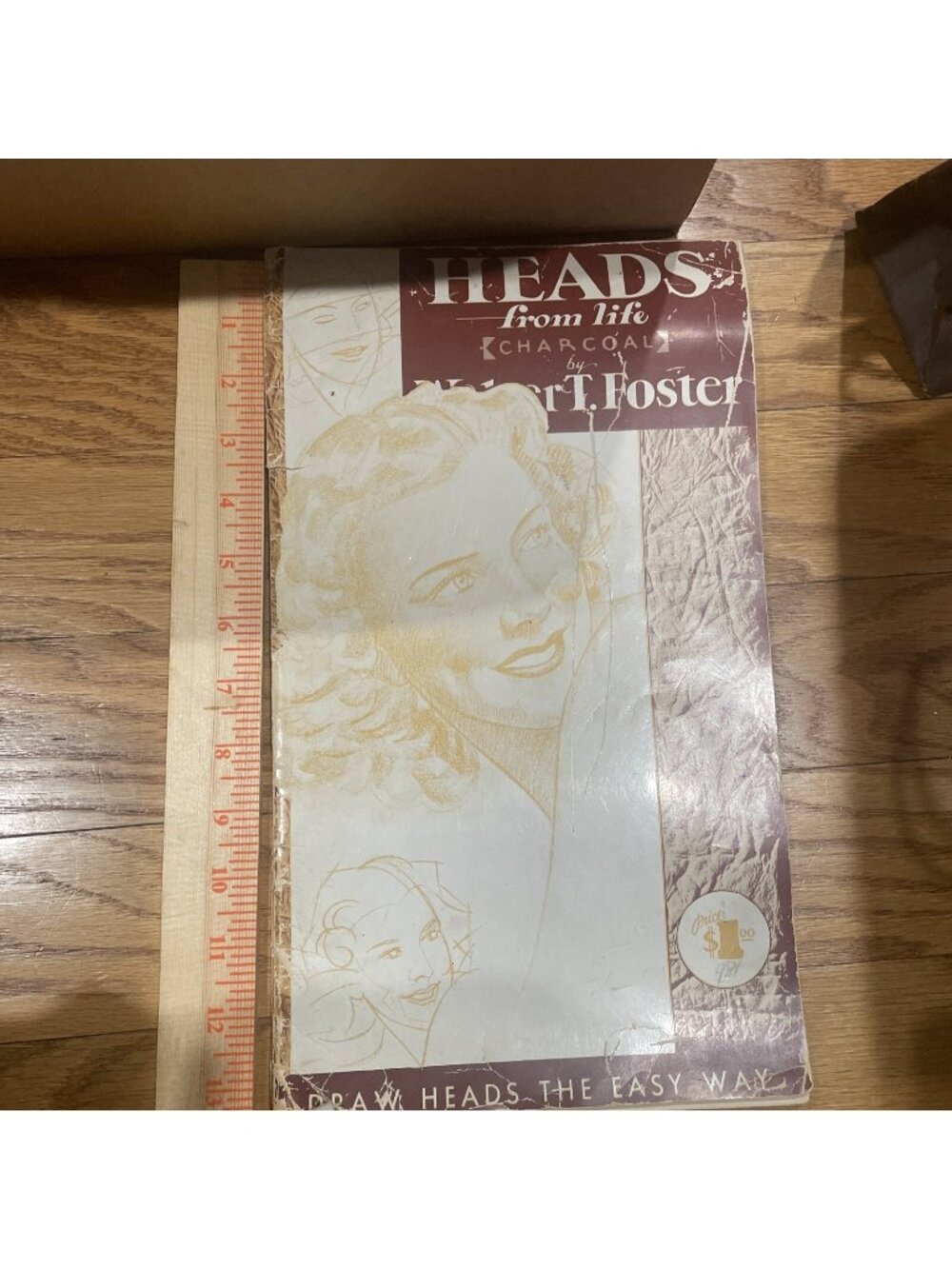 HEADS FROM LIFE Charcoal, Crayon, Pencil by Walter T. Foster oversize Paperback